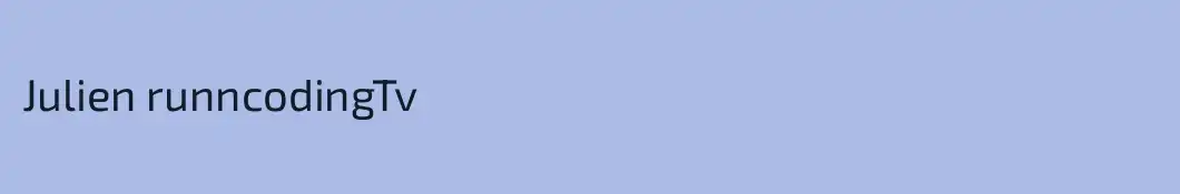 Julien runncodingTv